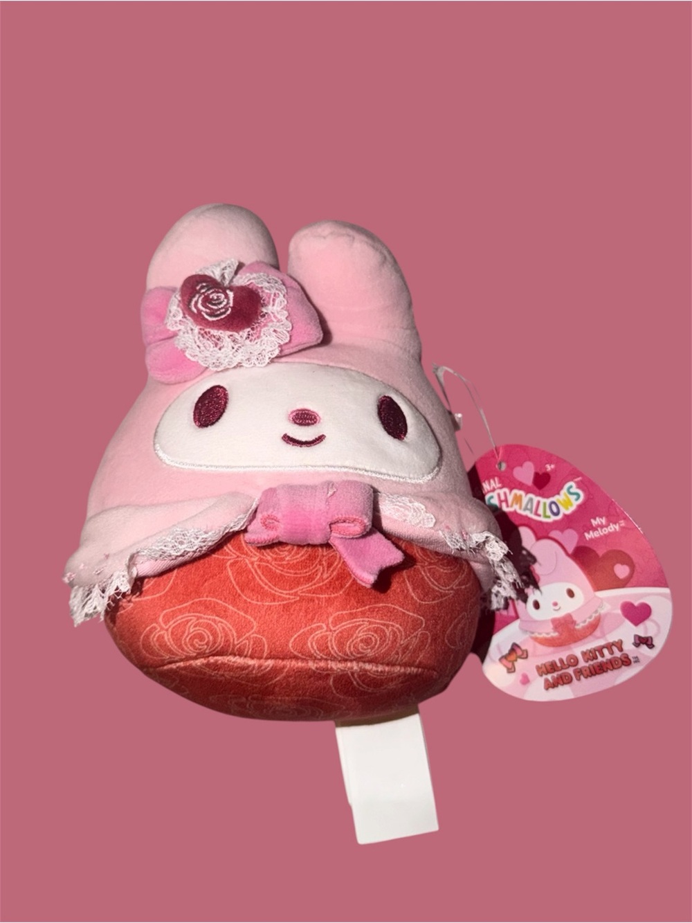 *new* My Melody Roses and Hearts Squishmallows